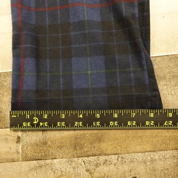 Nautica Plaid Fleece Pajama Pants Men’s Medium Blue Red Sleepwear - Picture 8 of 10